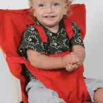 Baby Portable Seat Kids Chair Travel Foldable Washable Infant Dining Seat Cover Safety Belt - Image 2