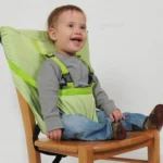 Baby Portable Seat Kids Chair Travel Foldable Washable Infant Dining Seat Cover Safety Belt - Image 3