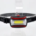 2 PCS 3W Portable Mini COB LED Headlamp Head Lamp Torch with 3 Lighting Modes - Image 2