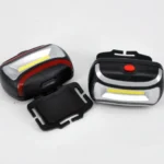 2 PCS 3W Portable Mini COB LED Headlamp Head Lamp Torch with 3 Lighting Modes - Image 4
