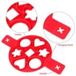 Anpro Nonstick Cooking Tool Egg Ring Maker Egg Silicone Mold Pancake Cheese Egg Cooker Pan Flip Kitchen Baking Accessories - Image 3