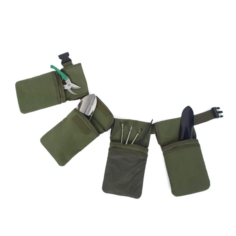 TBD0531016_1.webp Garden Canvas Pocket Tool Storage Belt Bag - Image 2