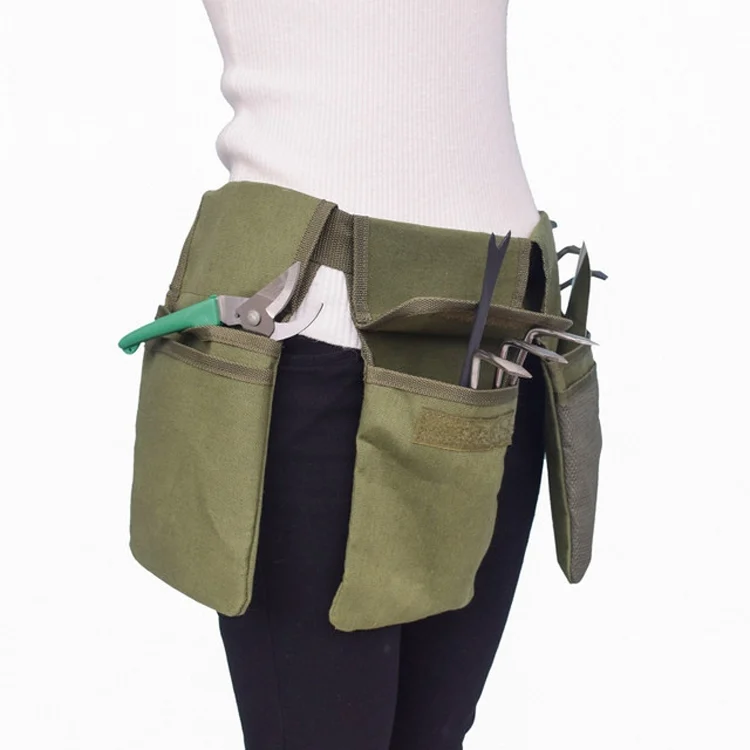 TBD0531016_5.webp Garden Canvas Pocket Tool Storage Belt Bag - Image 6