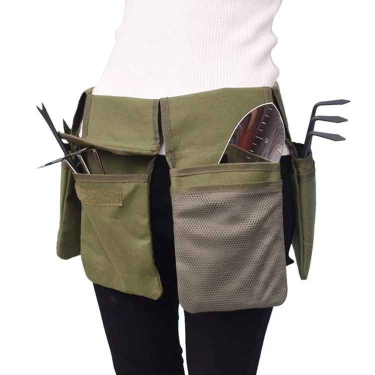 TBD0531016_6.webp Garden Canvas Pocket Tool Storage Belt Bag - Image 7