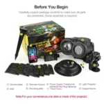 12W RGBW LED Double Tube Water Waves Lamp Christmas Projection Light - Image 6