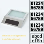 2 LEDs Outdoor Waterproof Solar Stainless Steel Wall Mounted House Number Light Indicator - Image 6