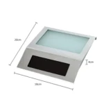 2 LEDs Outdoor Waterproof Solar Stainless Steel Wall Mounted House Number Light Indicator - Image 7