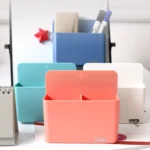 Funi Magnetic Storage Box Adjustable Thick Storage Office Stationery Pen Holder Random Colour - Image 2