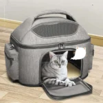 Portable Pet Bag for Outing Cats and Dogs Collapsible Pet Shoulder Bag Pet Backpack - Image 11