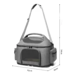 Portable Pet Bag for Outing Cats and Dogs Collapsible Pet Shoulder Bag Pet Backpack - Image 9