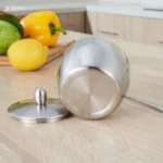 Stainless Steel Three Flavor Rotating Seasoning Pot Set - Image 8