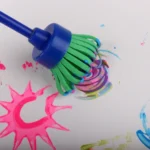 Sponge Painting Brush Children Art Seal Tool, Random Color Delivery - Image 3