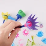 Sponge Painting Brush Children Art Seal Tool, Random Color Delivery - Image 4
