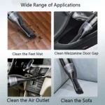 120W Car Vacuum Cleaner Car Small Mini Internal Vacuum Cleaner - Image 7