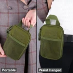 1000D Nylon Tactical Bag Outdoor Waist Fanny Pack Mobile Phone Key Mini Tools Waterproof Sport Pouch - Image 5