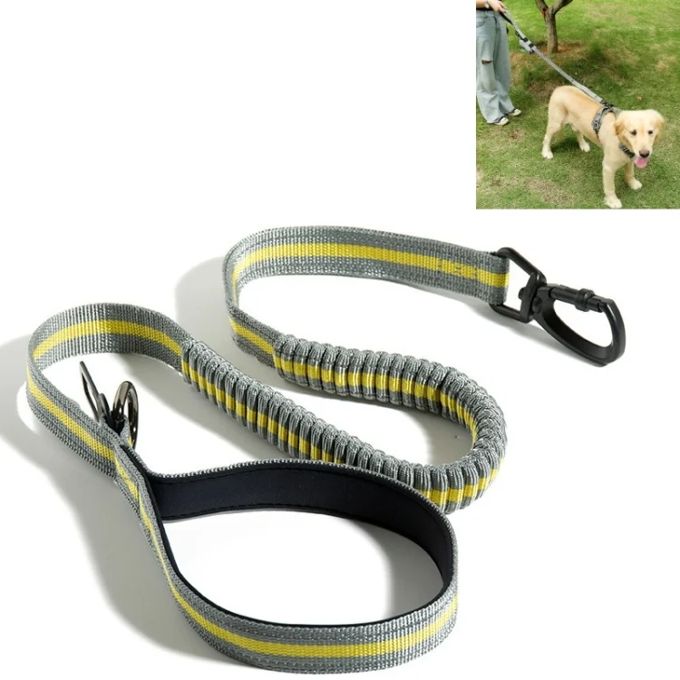 TBD0532464701A.webp Dog Outdoor Anti-Scourge Traction Rope Nylon Reflective Elastic Stretch Dog Walking Rope - Image 1
