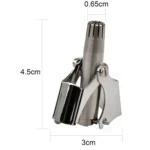 Manual Nose Hair Trimmer Stainless Steel Manual Nose Hair Trimming Shaving Nose Hair Unisex - Image 3