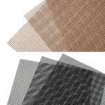 Non-Stick Grid Sheet Teflon Barbecue Mat Grill Grid Mat - Image 5