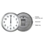 Smart Network Automatic Time Synchronization Wifi Wall Clock Modern Minimalist Silent Living Room Clock - Image 4