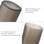 2 PCS Multi-function 4 Grid Desktop Pen Holder Office School Storage Case Clear Plastic Box Desk Pencil Organizer - Image 3