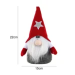 Christmas Ornament Five-Pointed Star Forester Doll Santa Claus Ornament - Image 7