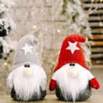Christmas Ornament Five-Pointed Star Forester Doll Santa Claus Ornament - Image 3