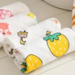 Six-Layer Gauze Cotton Baby Square Handkerchief Saliva Towel Styles Random Delivery - Image 3