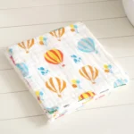 Six-Layer Gauze Cotton Baby Square Handkerchief Saliva Towel Styles Random Delivery - Image 4
