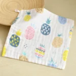 Six-Layer Gauze Cotton Baby Square Handkerchief Saliva Towel Styles Random Delivery - Image 8