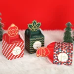 Christmas Eve Apple Packaging Gift Box Candy Box (Green) - Image 5