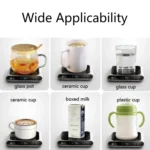 Smart 55 Degree Constant Temperature Coaster Winter Desktop Insulation And Warm Heating Usb Coaster - Image 8