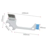 Multi-Purpose Cleaning Brush Bathroom Tile Brush Kitchen Crevice Brush Bathroom Floor Tile Brush - Image 6