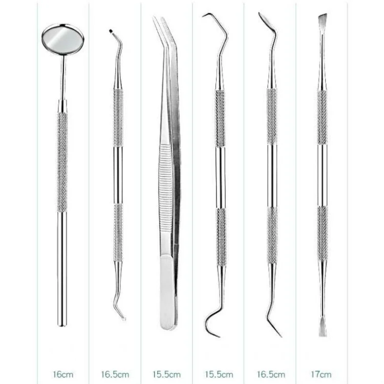 TBD0534532001_5.webp Stainless Steel Dental Tools Dental Care Tartar Tool Dentist Tool Set - Image 6