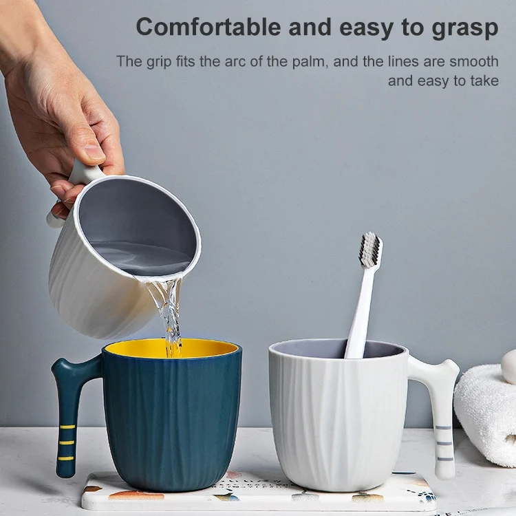 TBD053473701D_4.webp Simple Household Rinse Cup with Handle Creative Wash Cup - Image 5