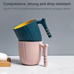 Simple Household Rinse Cup with Handle Creative Wash Cup - Image 7