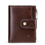 Men Leather Wallet Smart Bluetooth Antimagnetic RFID Anti-Lost Anti-Theft Multi-Function Coin Purse - Image 2