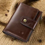 Men Leather Wallet Smart Bluetooth Antimagnetic RFID Anti-Lost Anti-Theft Multi-Function Coin Purse - Image 7