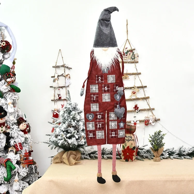 Christmas Ornaments Burlap Forester Calendar Rudolph Creative Countdown Calendar