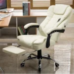 Modern Minimalist Lift Swivel Chair Lazy Seat Gaming Massage Office Chair With Steel Feet - Image 7