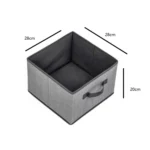 Non-woven Drawer Storage Box Square Uncovered Clothing Debris Sorting Box - Image 8