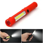 Multifunction Portable Mini COB LED Working Light Pen Style Outdoor Flashlight