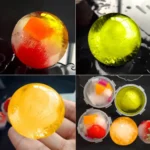 12 PCS Whiskey Ice Ball Mold Silicone PP Round Ice Tray Random Color Delivery - Image 5