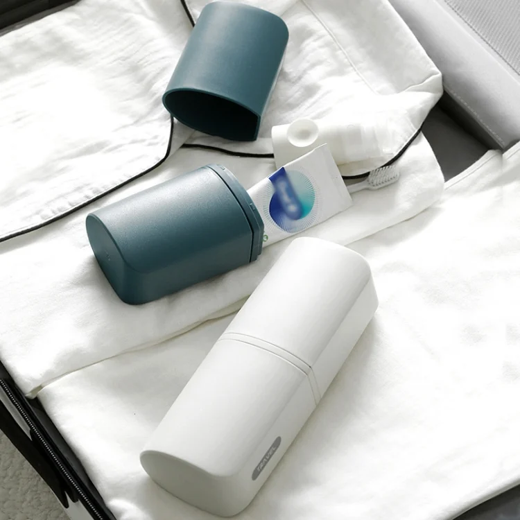 TBD053507901A_6.webp Portable Toothbrush Cups for Business Trips with Lid Creative Mouthwash Cup - Image 7