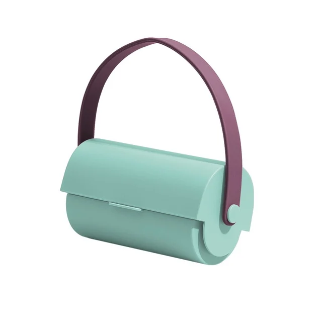 TBD053524301A_1.webp Handheld Lanyard Roller Sticky Hair Clothes Convenient Dust Removal Brush - Image 2