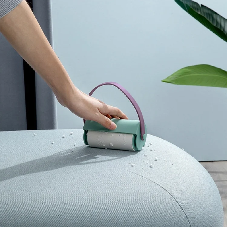 TBD053524301A_3.webp Handheld Lanyard Roller Sticky Hair Clothes Convenient Dust Removal Brush - Image 4