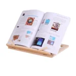 Wooden Frame Book Reading Bookshelf Bracket Support Tablet PC Music Stand Drawing Easel - Image 2