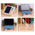 Wooden Frame Book Reading Bookshelf Bracket Support Tablet PC Music Stand Drawing Easel - Image 4