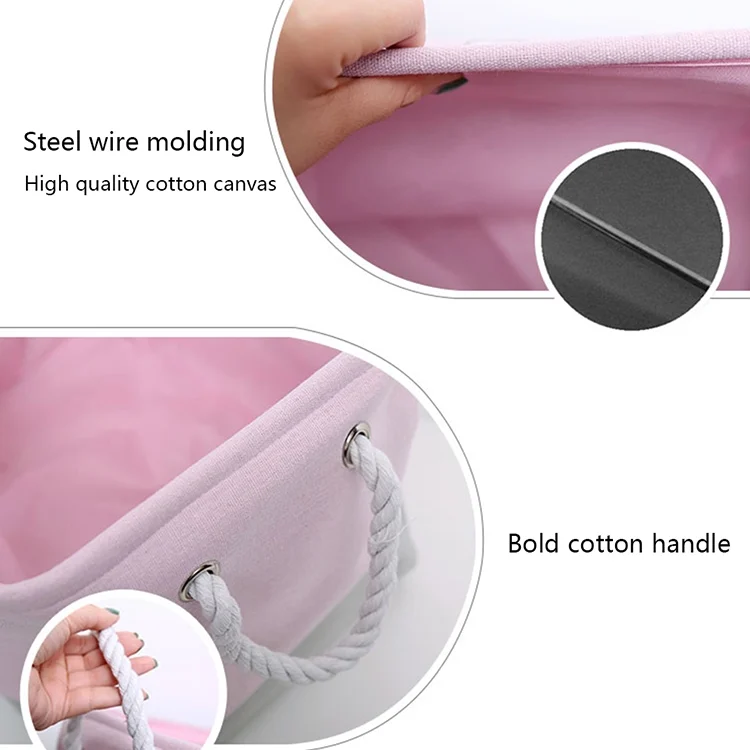 TBD053544801B_3.webp Oxford Foldable Laundry Basket Dirty Clothes Baskets Bag Organizer Toys Storage Bag - Image 4