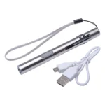 Pen Design USB Rechargeable Flashlight Powerful Mini LED Lamp - Image 2