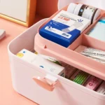 Multifunctional Dustproof Jewelry Cosmetic Plastic Box Household Portable Medicine Box Case - Image 5